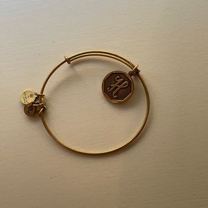 Alex and Ani “H” bracelet - VERY LIGHTLY WORN